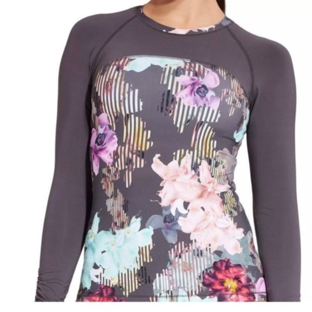 Calia activewear long sleeved floral top